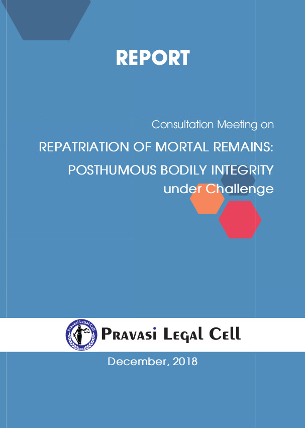 REPATRIATION OF MORTAL REMAINS: